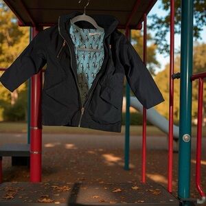 Girls 2-in-1 Jacket Water Resistant Outdoor Wear Warm  Winter Coat Sz M